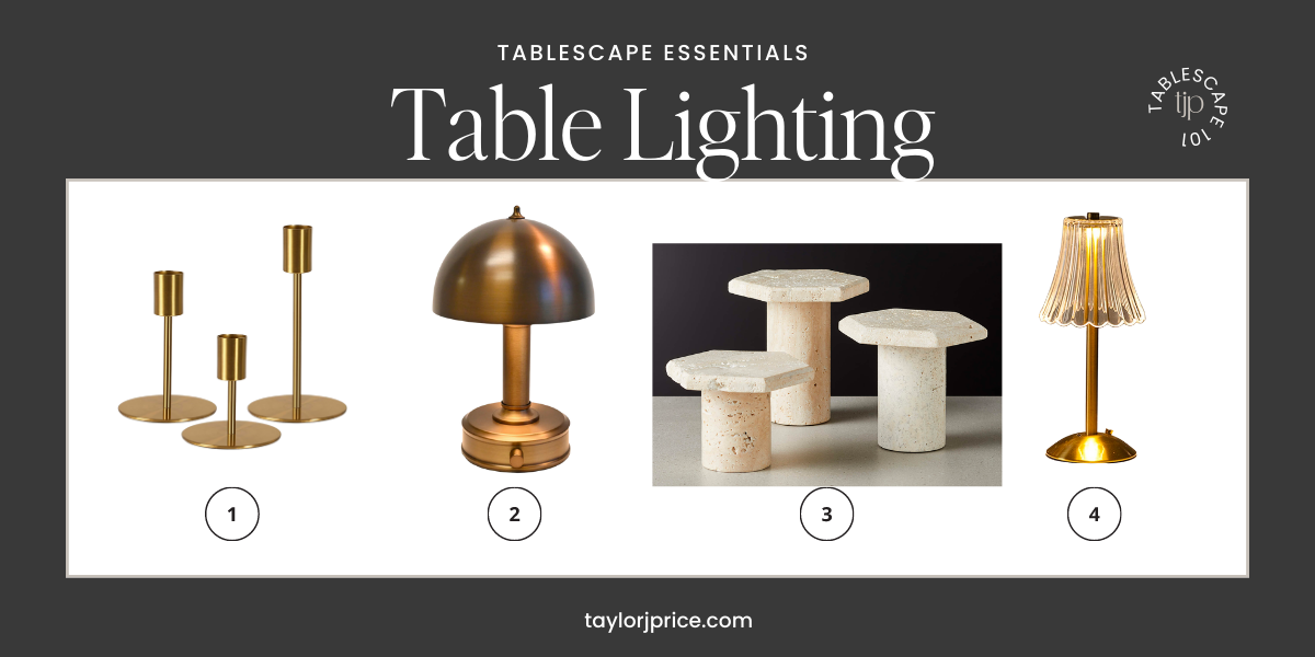 how to make a tablescape