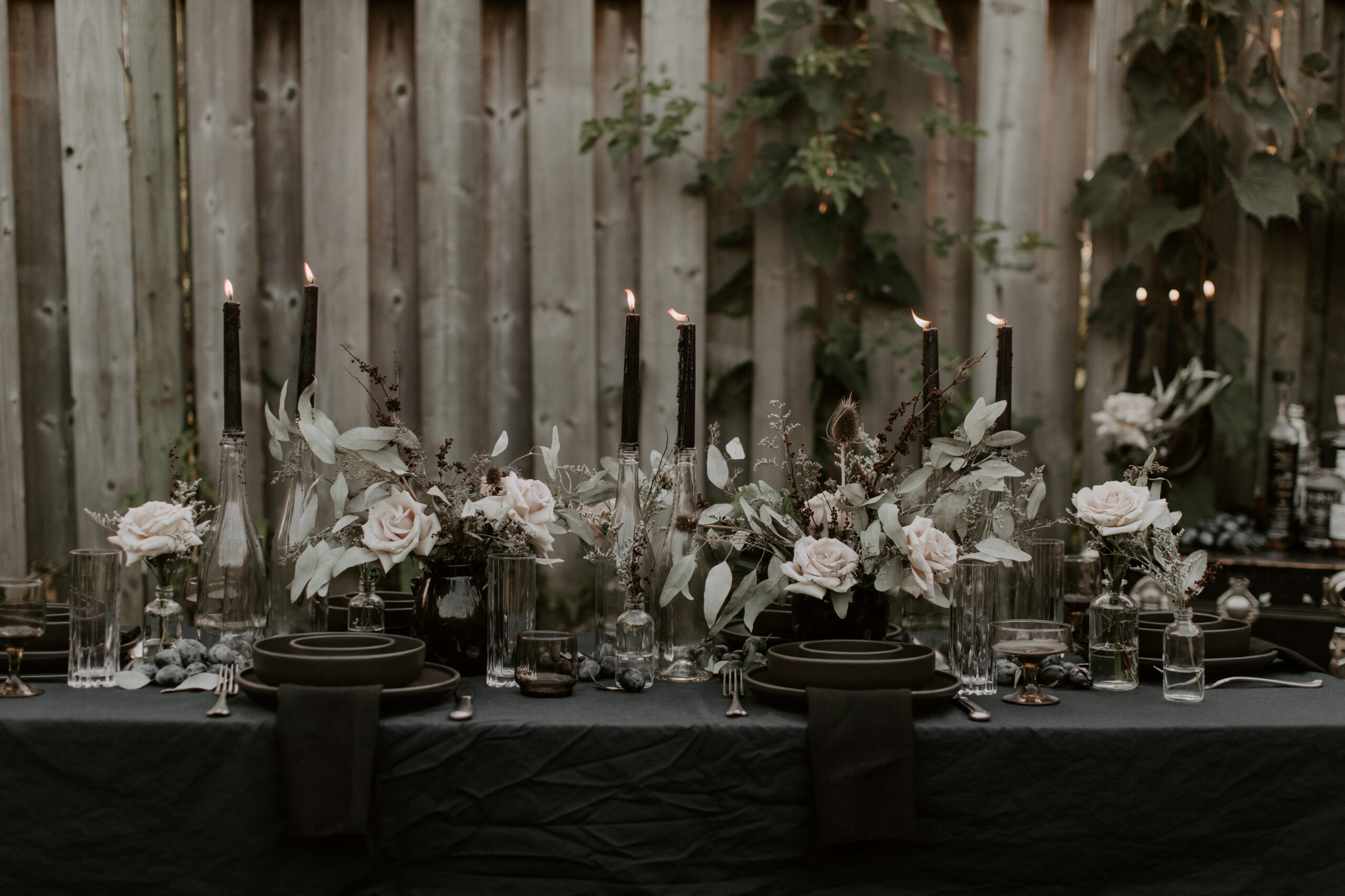 Spooky tablescape