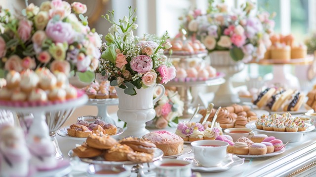 pink tablescape