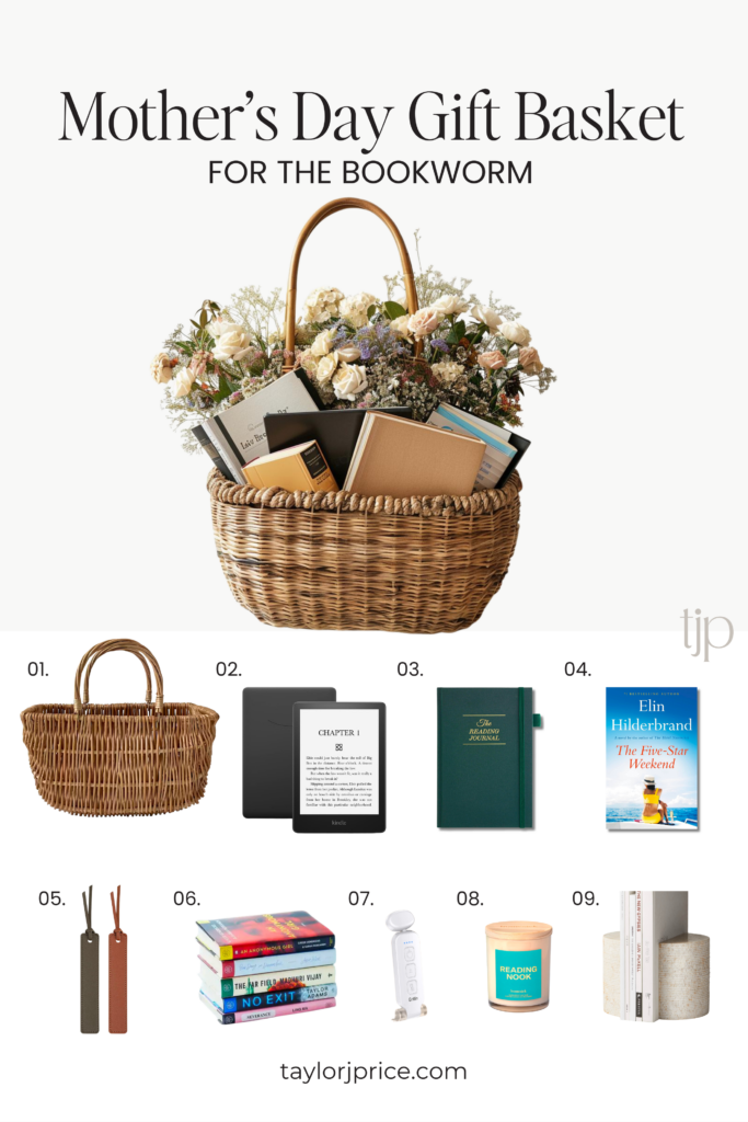 diy mother's day basket for reader